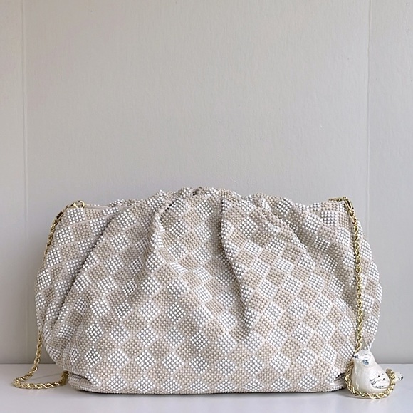 Loeffler Randall Pleated Beaded Clutch - Picture 3 of 16